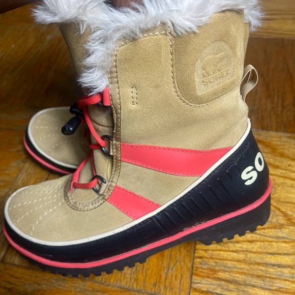 SOREL TIVOLI WAYERPROOF SUEDE BOOTS SIZE 5 - Picture 2 of 7